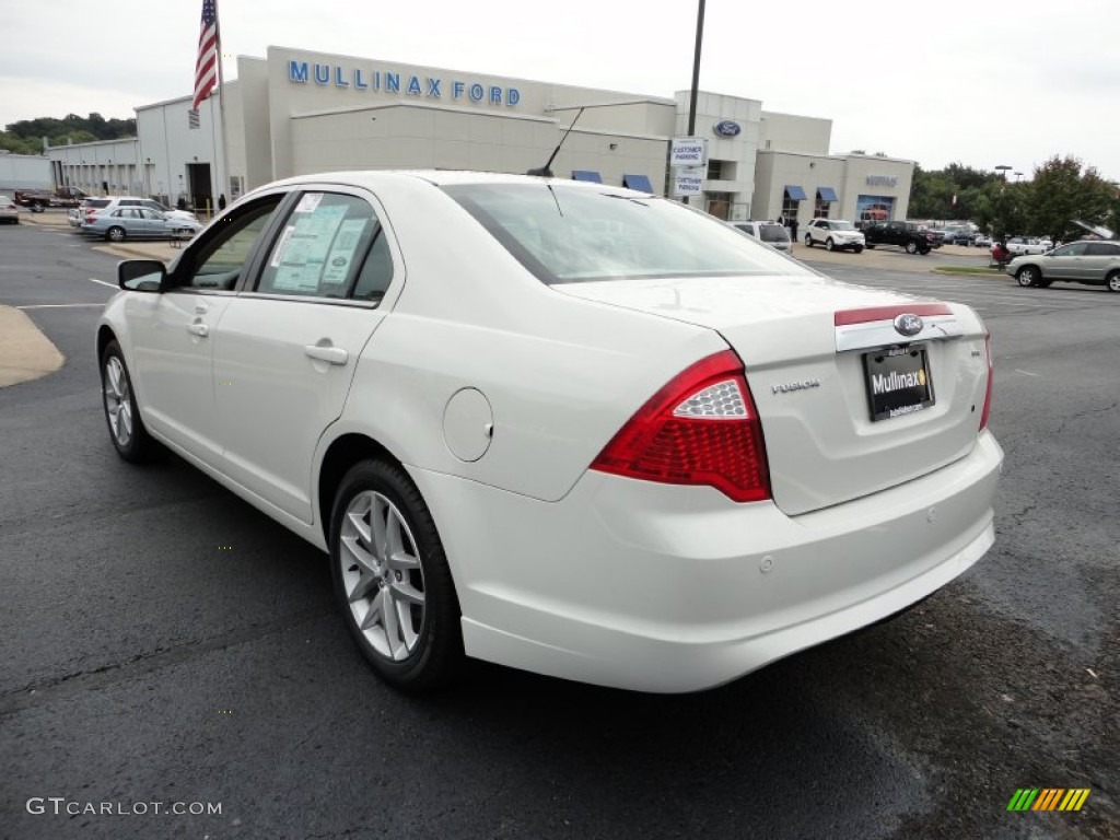 2012 Fusion SEL - White Suede / Medium Light Stone photo #3
