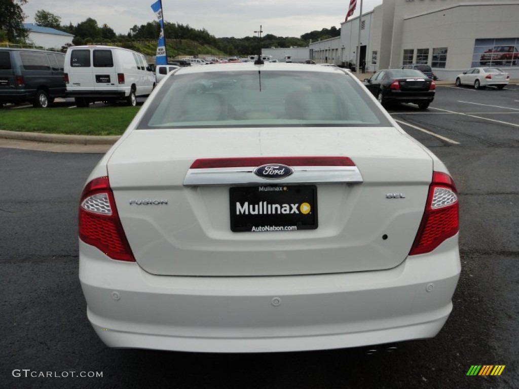 2012 Fusion SEL - White Suede / Medium Light Stone photo #4
