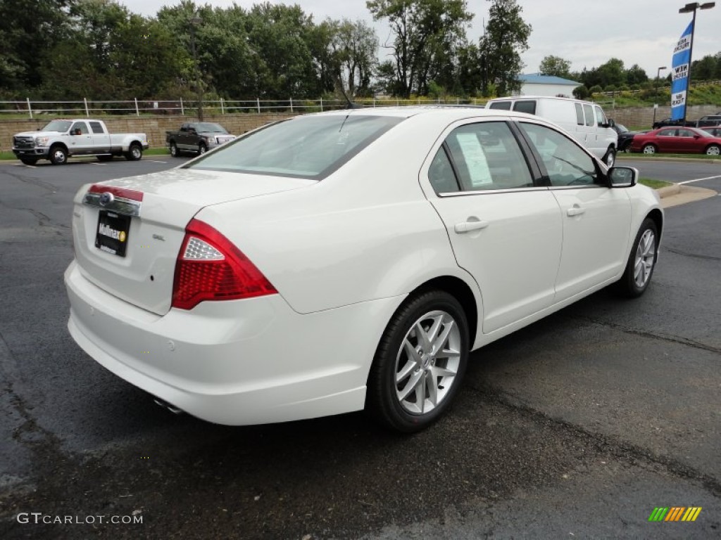 2012 Fusion SEL - White Suede / Medium Light Stone photo #5