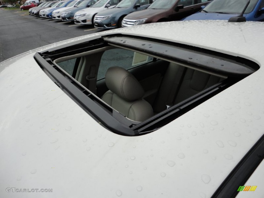 2012 Fusion SEL - White Suede / Medium Light Stone photo #10