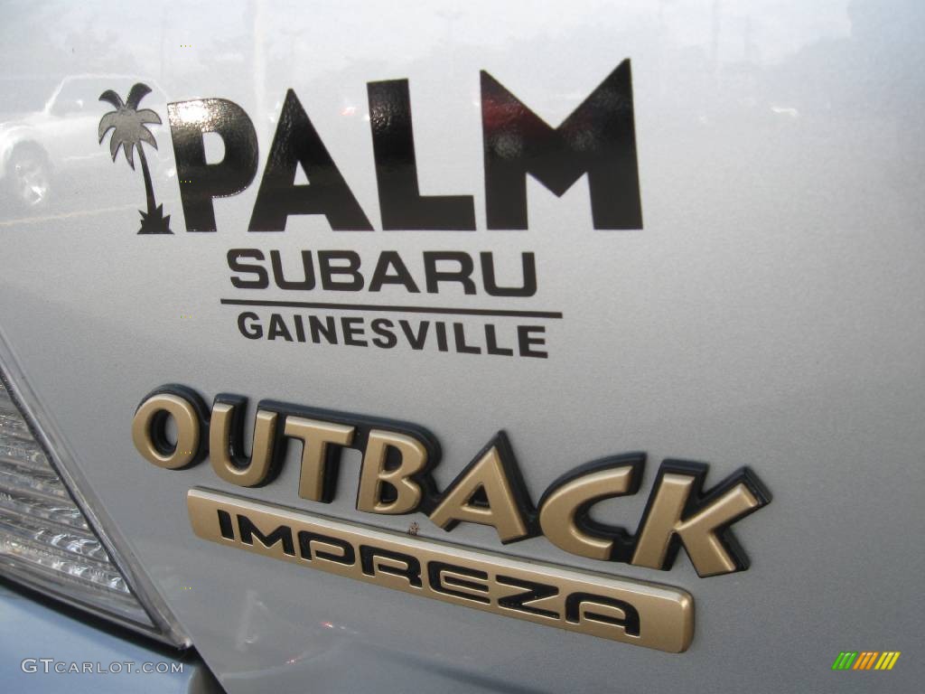 2005 Impreza Outback Sport Wagon - Platinum Silver Metallic / Gray Tricot photo #19