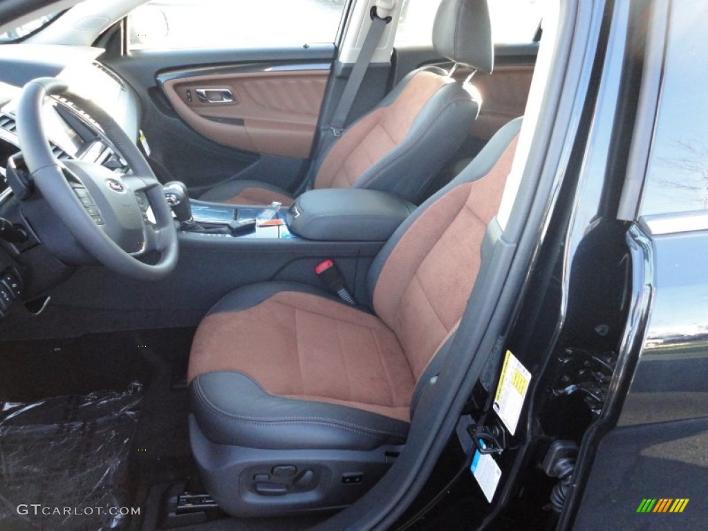 Charcoal Black/Umber Brown Interior 2012 Ford Taurus SHO AWD Photo #57324139