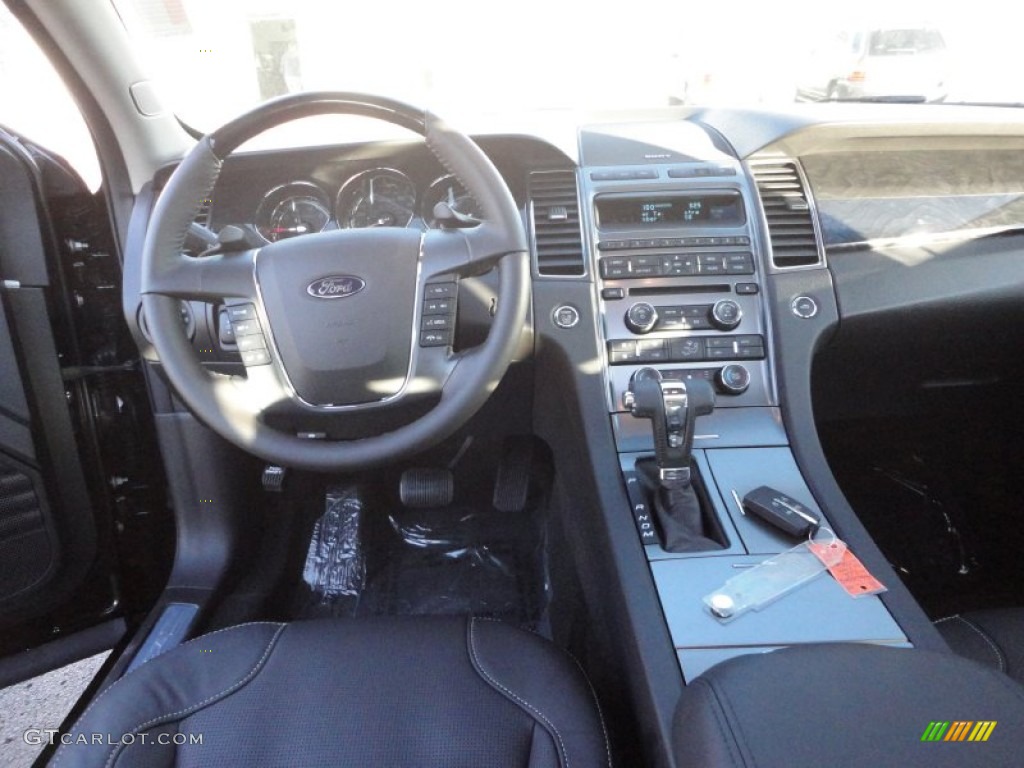2012 Ford Taurus Limited Charcoal Black Dashboard Photo #57324499