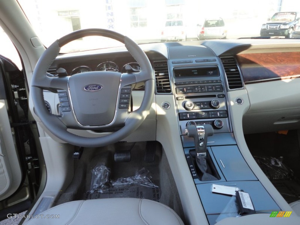 2012 Ford Taurus Limited Light Stone Dashboard Photo #57324739