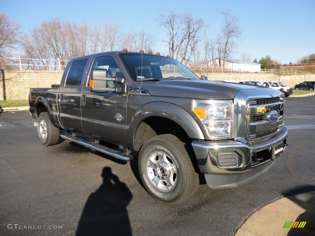 2012 F250 Super Duty XLT Crew Cab 4x4 - Sterling Grey Metallic / Steel photo #7