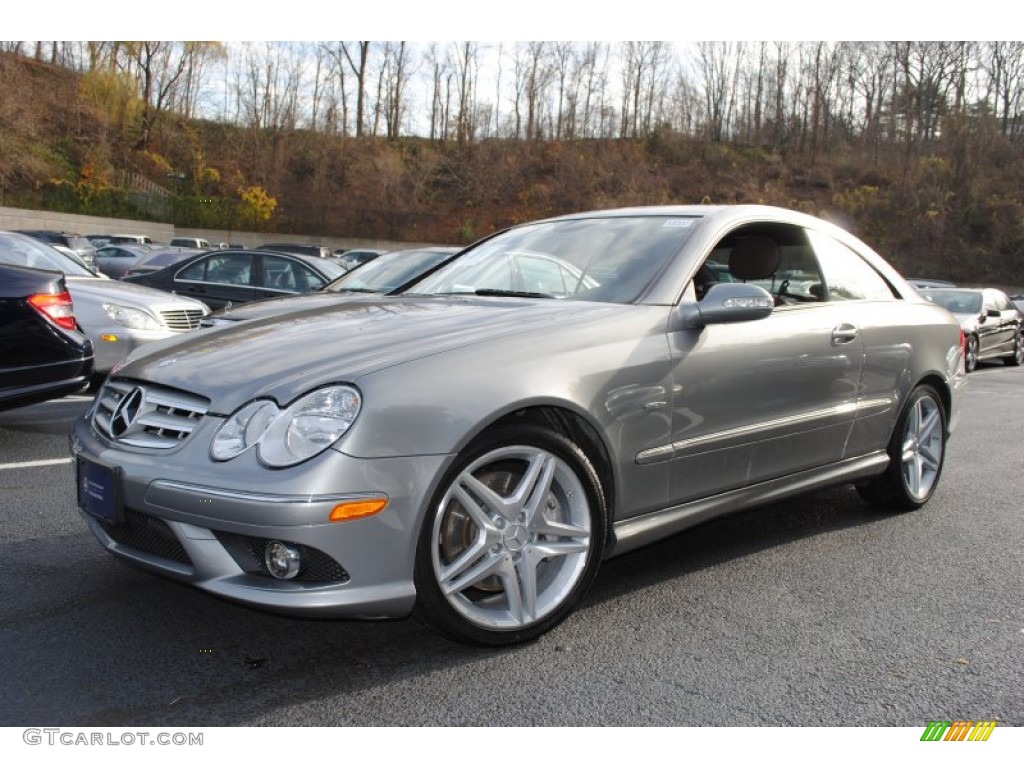 Palladium Silver Metallic 2009 Mercedes-Benz CLK 350 Grand Edition Coupe Exterior Photo #57326110