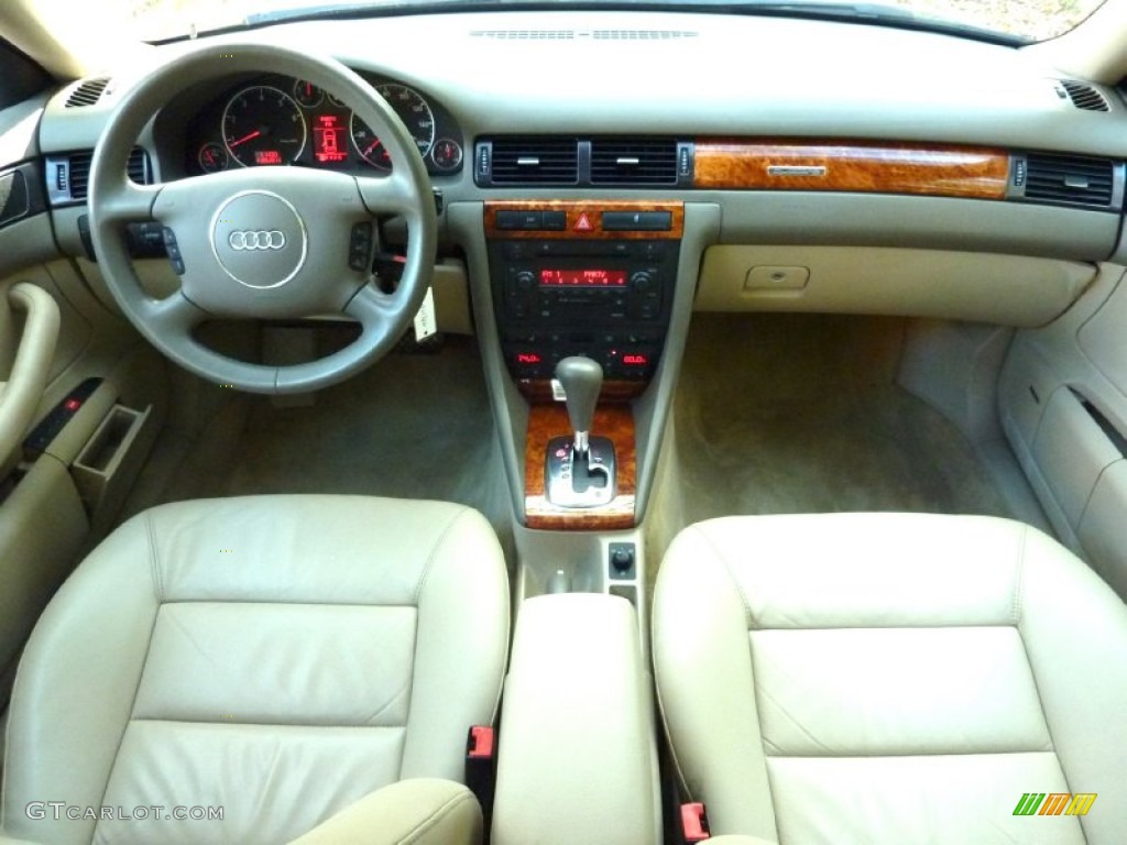 2004 Audi A6 2.7T quattro Sedan Beige Dashboard Photo #57326617