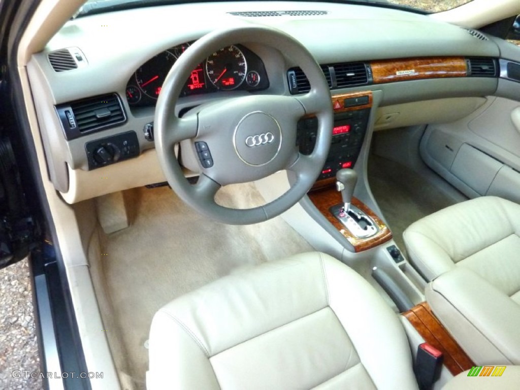 Beige Interior 2004 Audi A6 2.7T quattro Sedan Photo #57326666