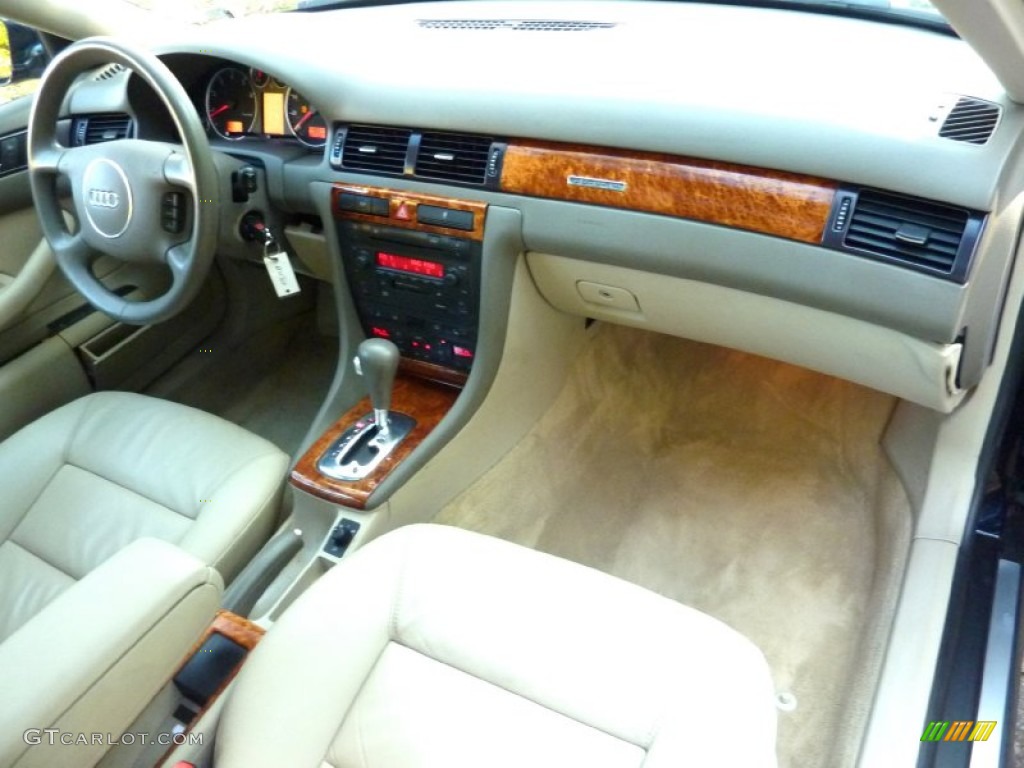 2004 Audi A6 2.7T quattro Sedan Beige Dashboard Photo #57326740