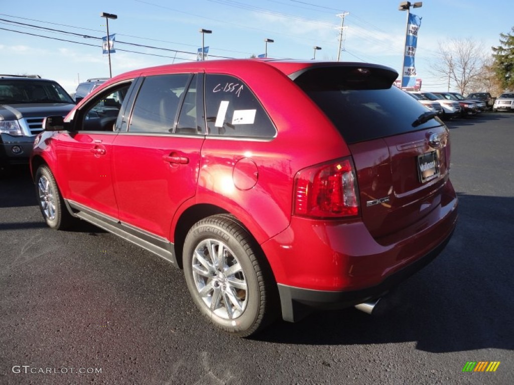 2012 Edge SEL EcoBoost - Red Candy Metallic / Charcoal Black photo #3