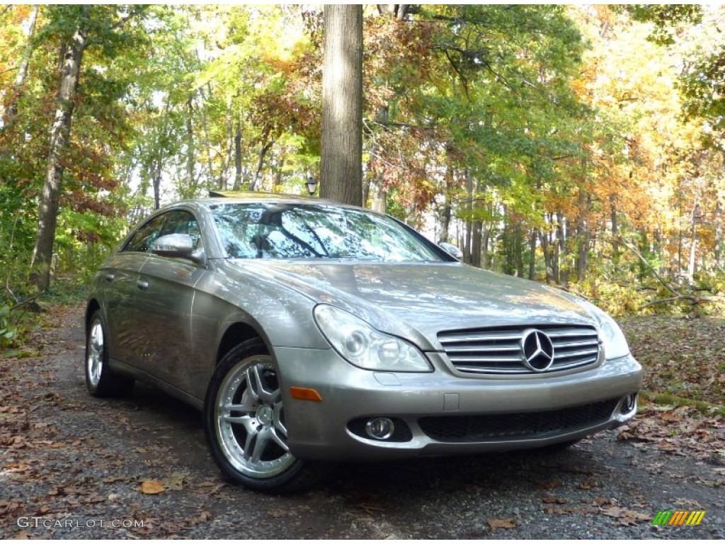 2006 CLS 500 - Pewter Metallic / Black photo #1