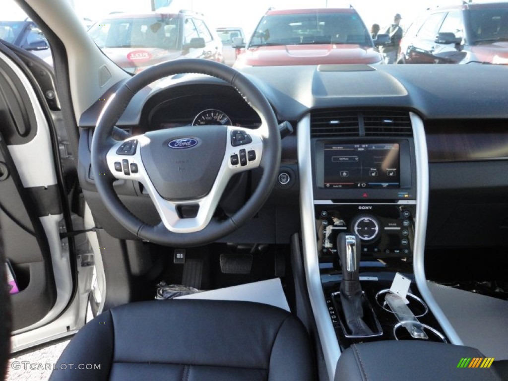 2012 Ford Edge Limited EcoBoost Charcoal Black Dashboard Photo #57327550