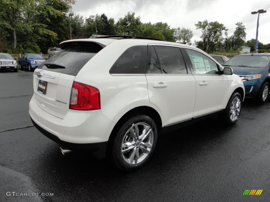 2012 Edge Limited - White Platinum Metallic Tri-Coat / Sienna photo #5