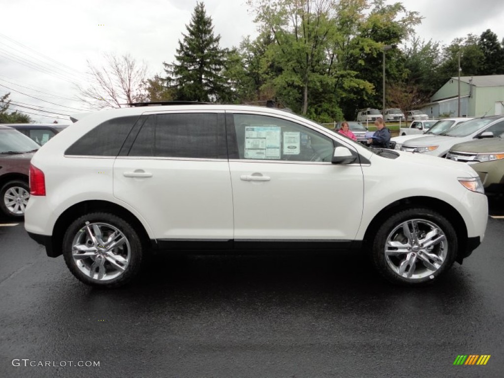 White Platinum Metallic Tri-Coat 2012 Ford Edge Limited Exterior Photo #57327604