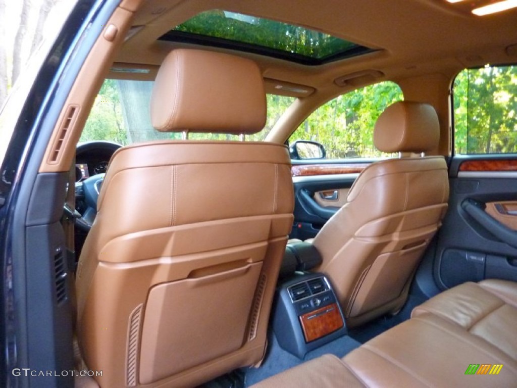 Black/Amaretto Interior 2006 Audi A8 4.2 quattro Photo #57327943