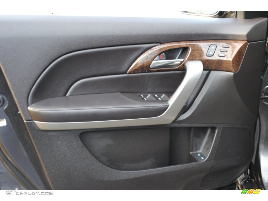 2010 Acura MDX Standard MDX Model Ebony Door Panel Photo #57328438
