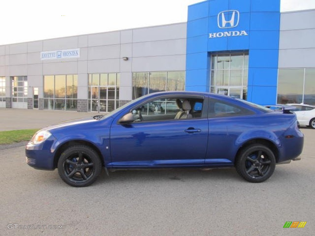 2007 Cobalt LS Coupe - Pace Blue / Gray photo #2