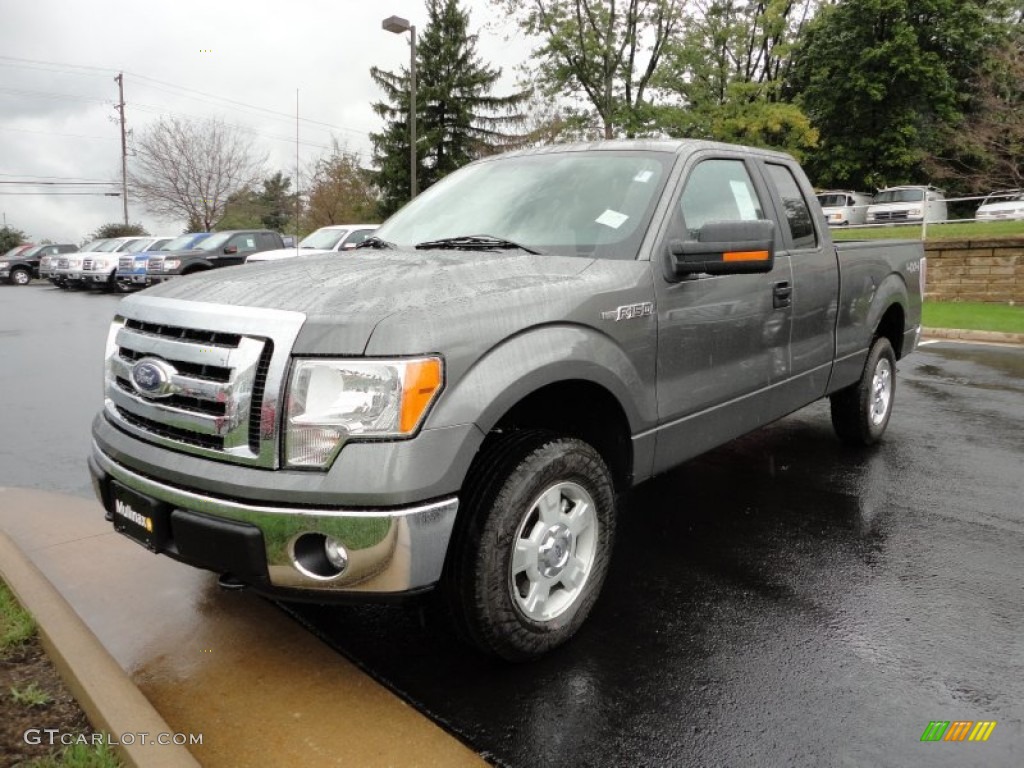 2011 F150 XLT SuperCab 4x4 - Sterling Grey Metallic / Steel Gray photo #1