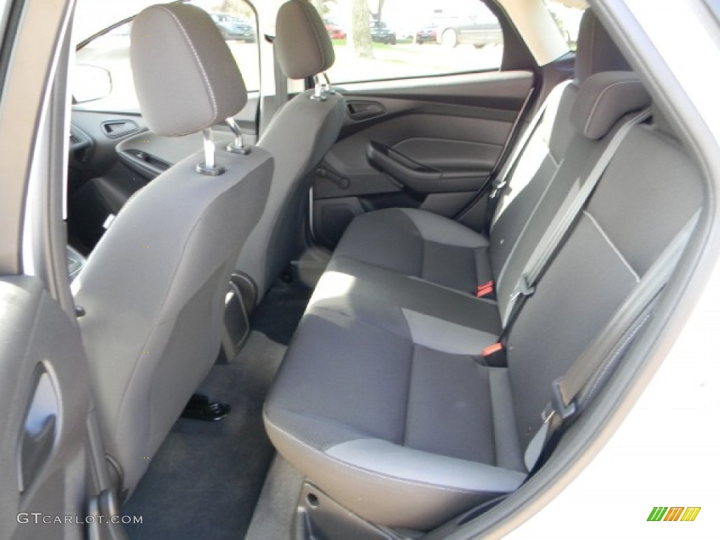 2012 Focus S Sedan - Oxford White / Charcoal Black photo #8