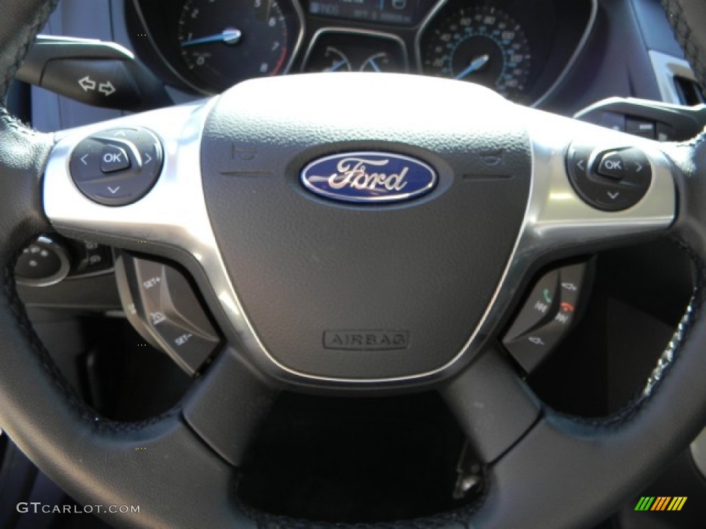 2012 Focus SEL Sedan - Kona Blue Metallic / Stone photo #11