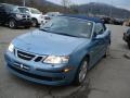 2007 Ice Blue Metallic Saab 9-3 2.0T Convertible  photo #4