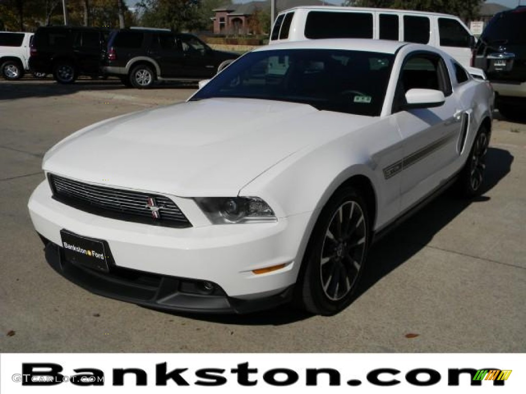 2011 Mustang GT/CS California Special Coupe - Performance White / CS Charcoal Black/Carbon photo #1