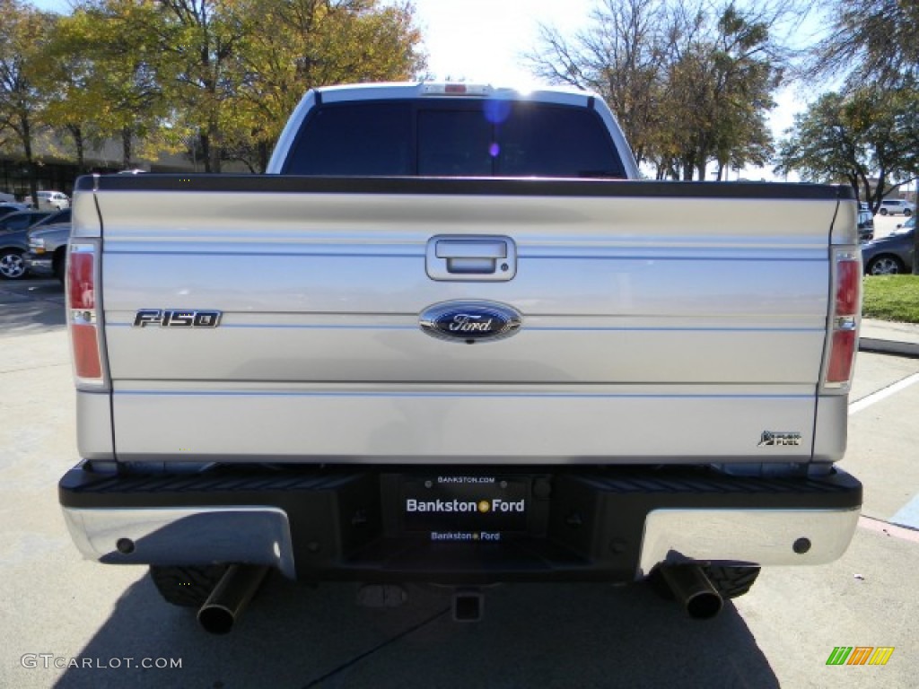 2010 F150 XLT SuperCrew 4x4 - Ingot Silver Metallic / Black photo #4