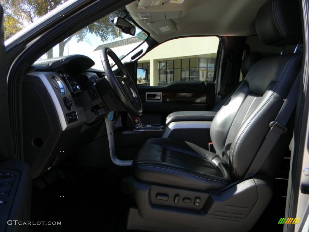 2010 F150 XLT SuperCrew 4x4 - Ingot Silver Metallic / Black photo #7