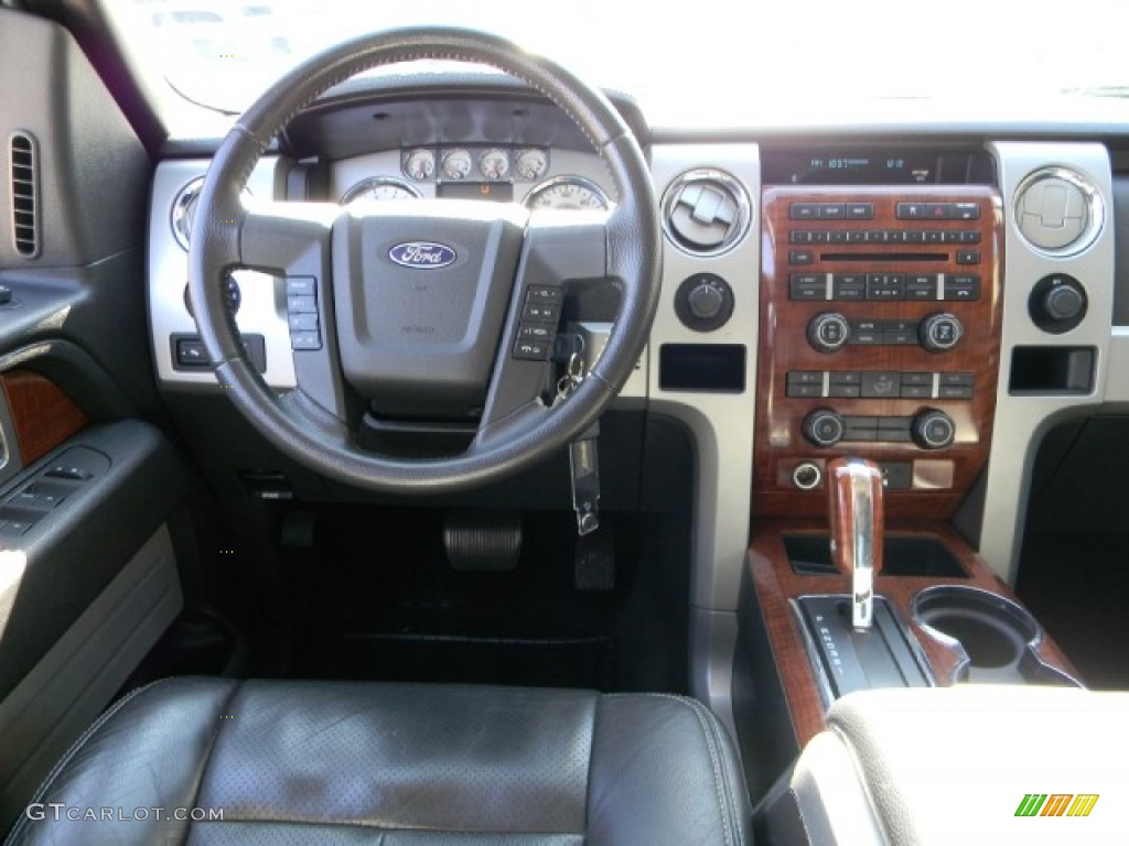2010 F150 XLT SuperCrew 4x4 - Ingot Silver Metallic / Black photo #9