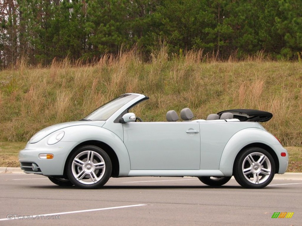 Aquarius Blue 2004 Volkswagen New Beetle GLS 1.8T Convertible Exterior Photo #57330586