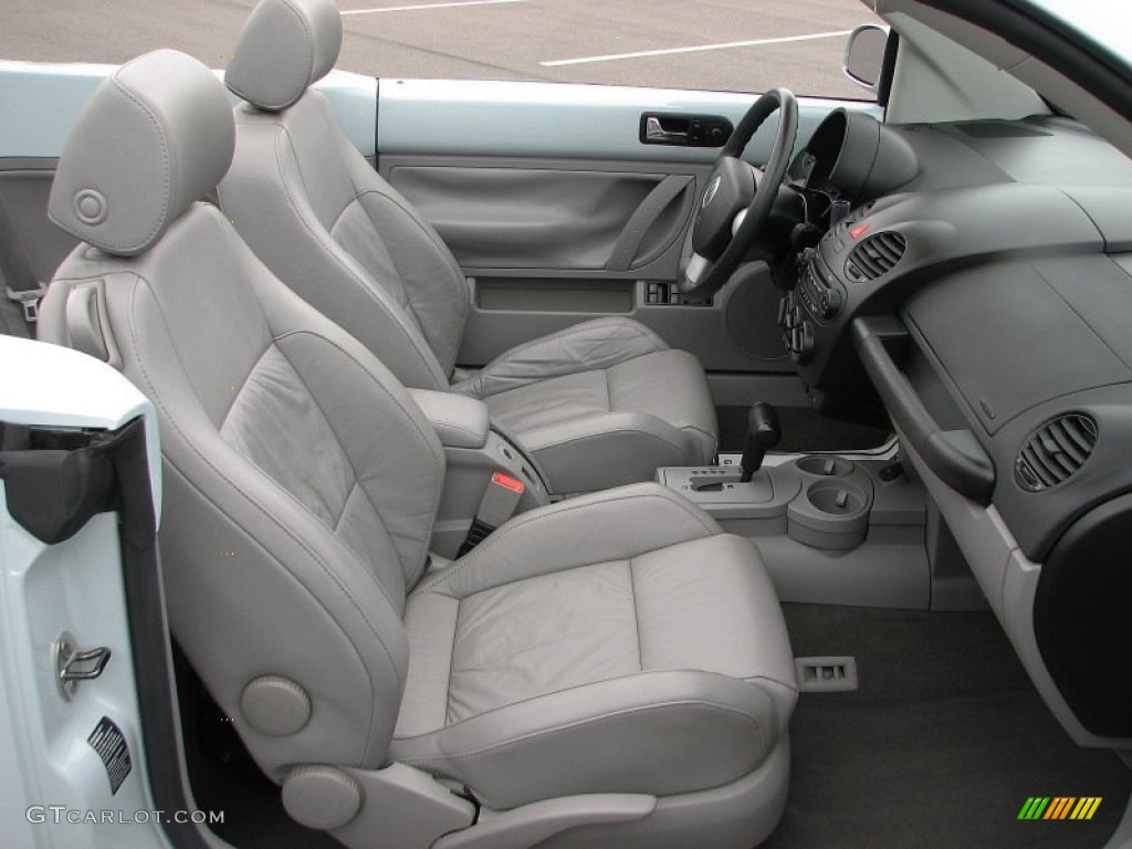 Gray Interior 2004 Volkswagen New Beetle GLS 1.8T Convertible Photo #57330715