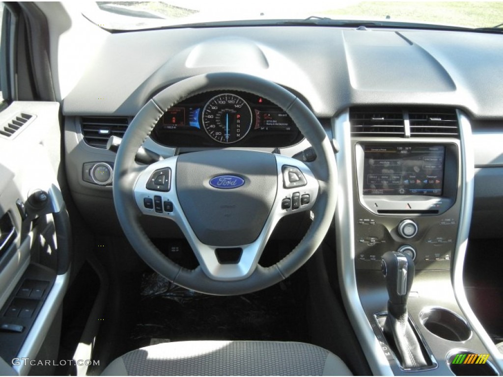 2012 Edge SEL - White Platinum Metallic Tri-Coat / Medium Light Stone photo #7