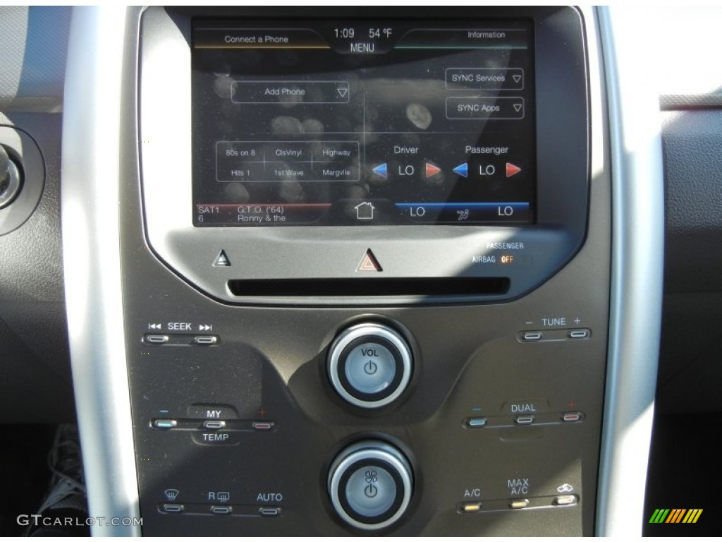 2012 Edge SEL - White Platinum Metallic Tri-Coat / Medium Light Stone photo #9