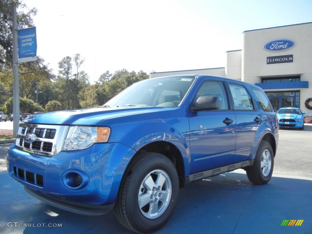 Blue Flame Metallic Ford Escape