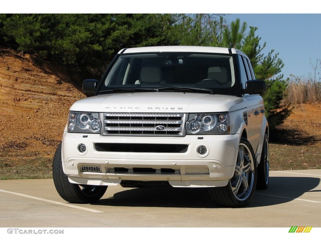 2008 Range Rover Sport Supercharged - Alaska White / Ivory photo #4