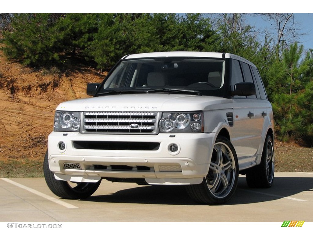 2008 Range Rover Sport Supercharged - Alaska White / Ivory photo #7