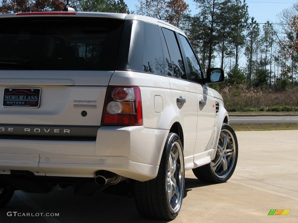 2008 Range Rover Sport Supercharged - Alaska White / Ivory photo #10