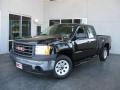 2008 Onyx Black GMC Sierra 1500 Extended Cab  photo #1