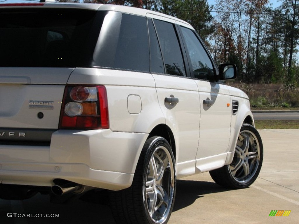 2008 Range Rover Sport Supercharged - Alaska White / Ivory photo #11