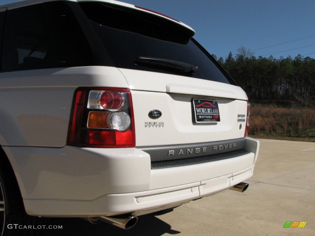 2008 Range Rover Sport Supercharged - Alaska White / Ivory photo #23