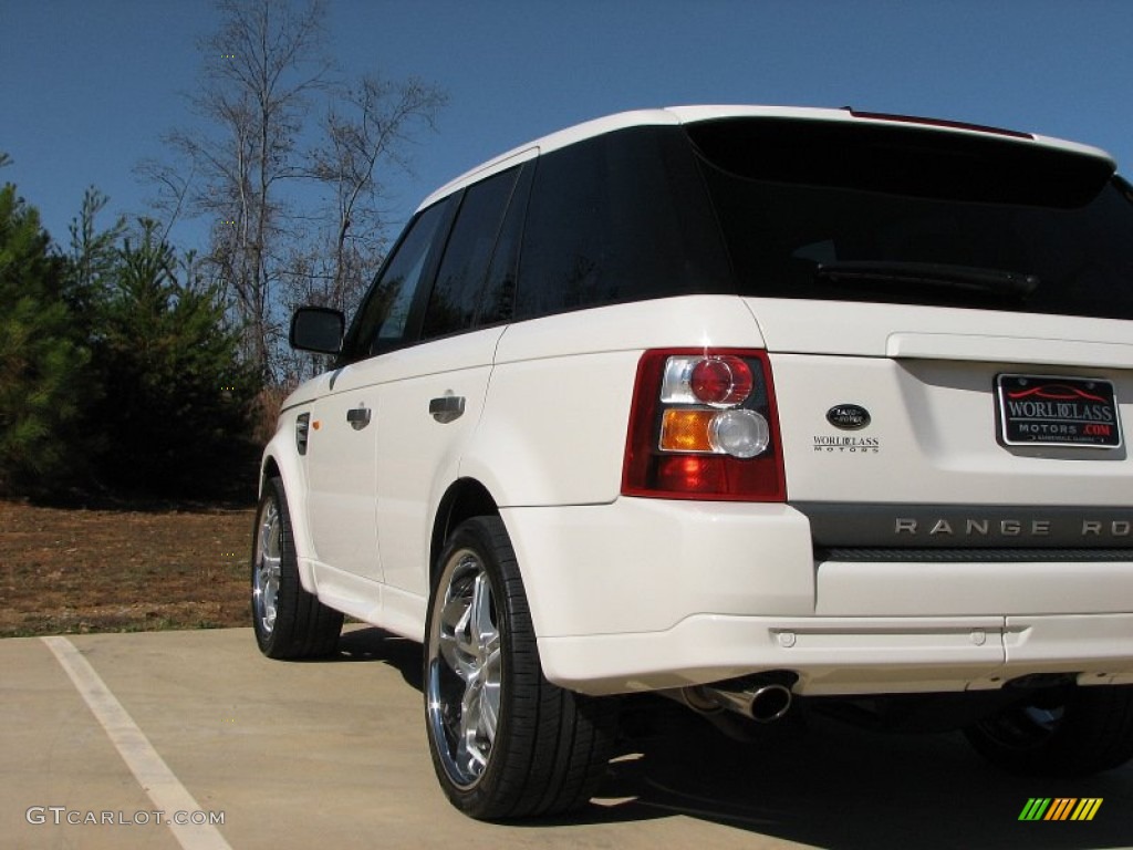 2008 Range Rover Sport Supercharged - Alaska White / Ivory photo #31