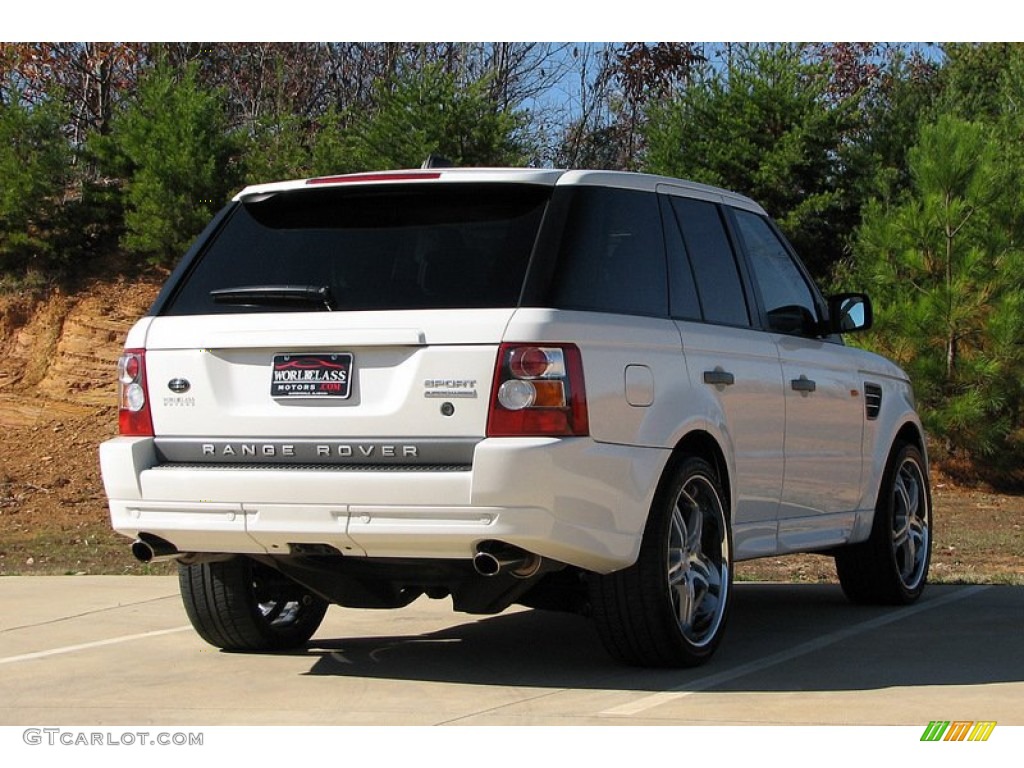 2008 Range Rover Sport Supercharged - Alaska White / Ivory photo #32