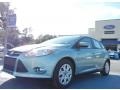 2012 Frosted Glass Metallic Ford Focus SE 5-Door  photo #1