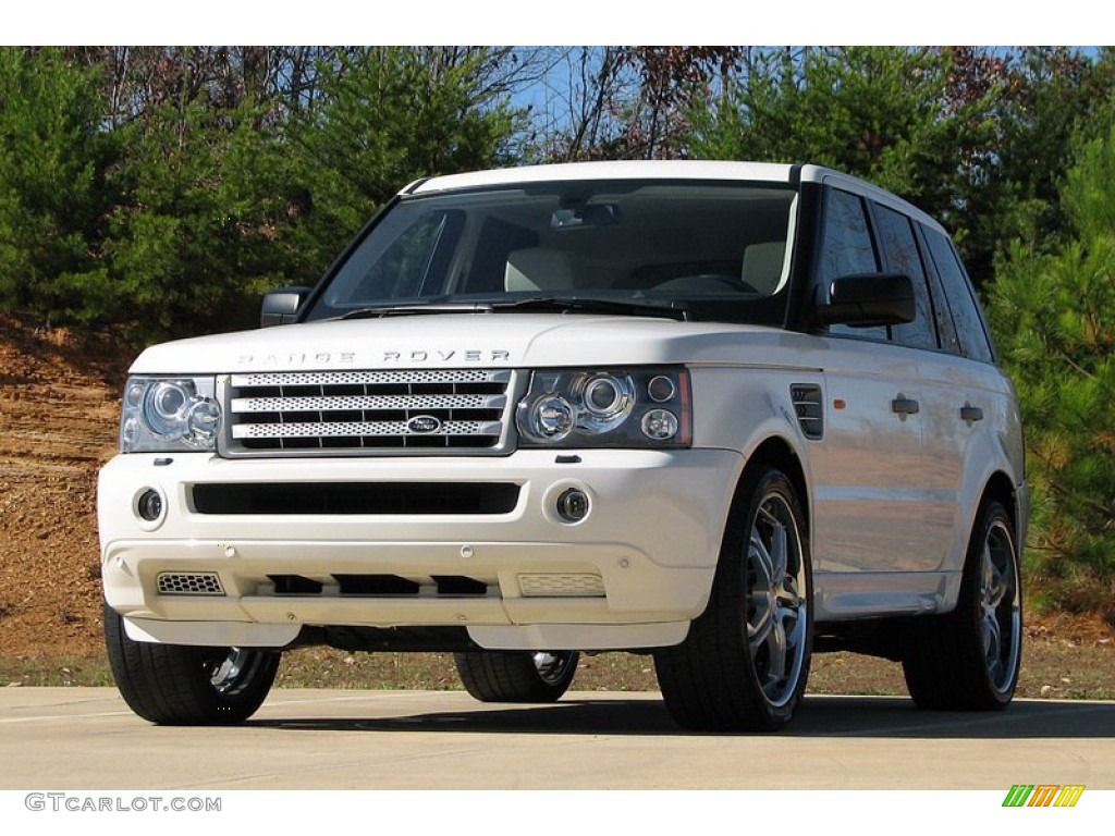 2008 Range Rover Sport Supercharged - Alaska White / Ivory photo #55