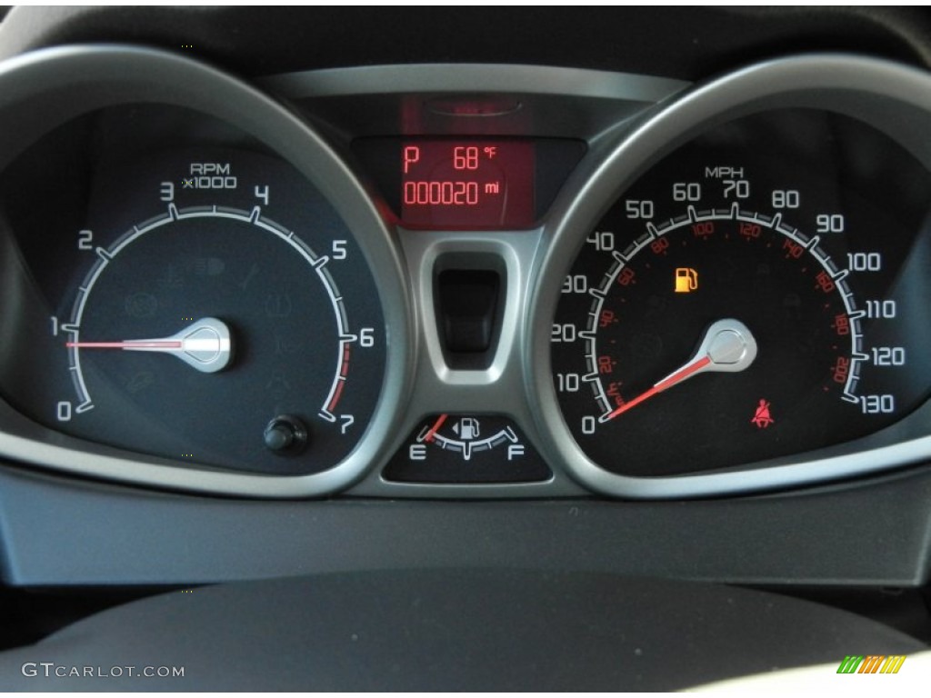 2012 Ford Fiesta SE Hatchback Gauges Photo #57331730