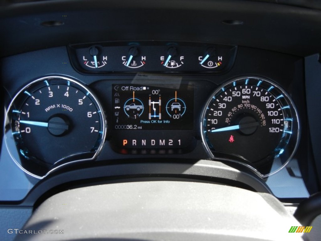 2012 Ford F150 XLT SuperCrew 4x4 Gauges Photo #57331909