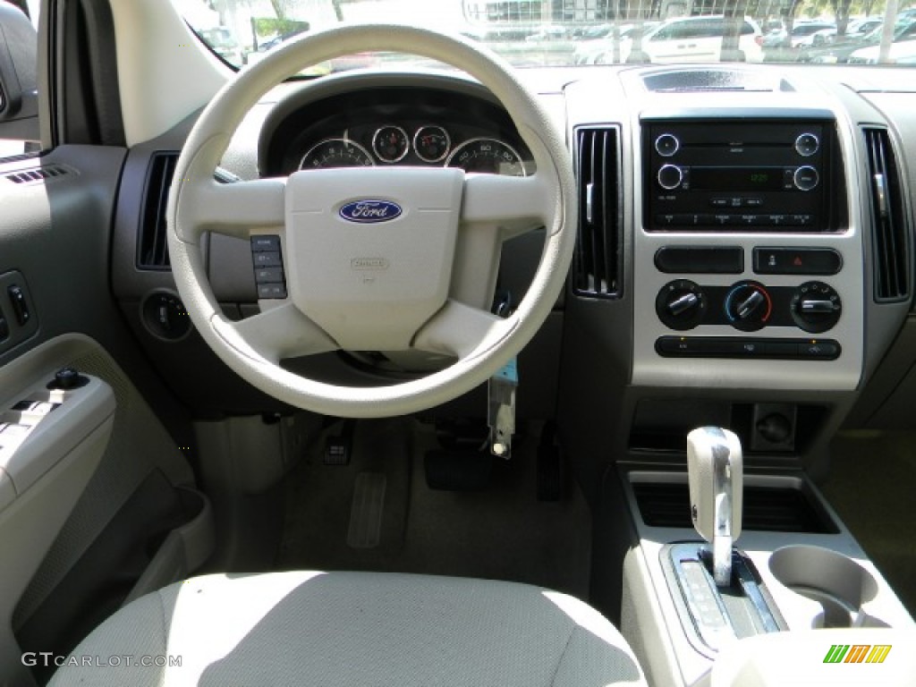 2009 Ford Edge SE Medium Light Stone Dashboard Photo #57332083