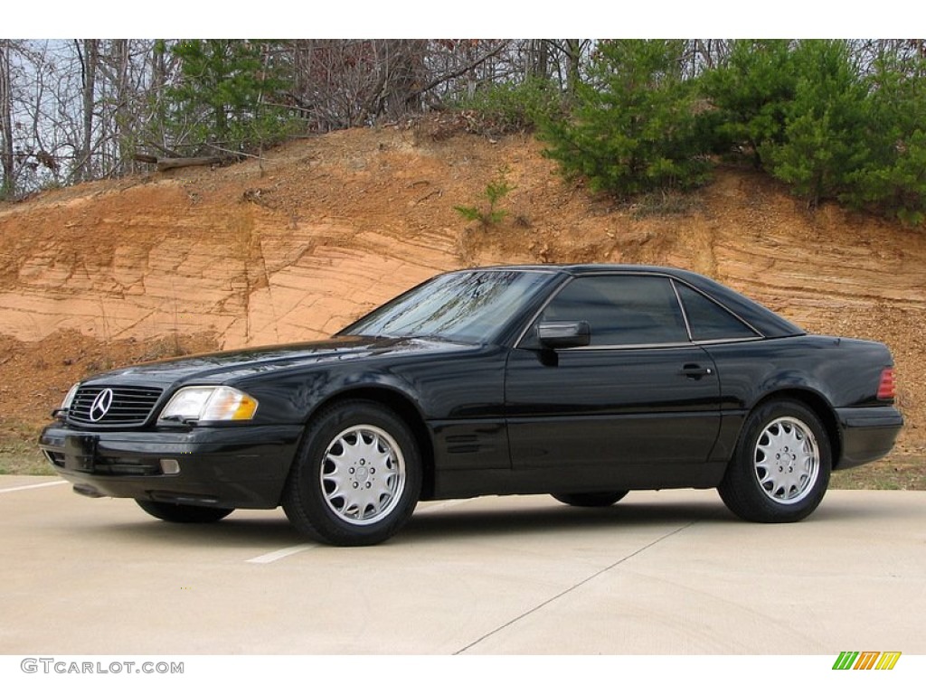 Black 1998 Mercedes-Benz SL 500 Roadster Exterior Photo #57332743