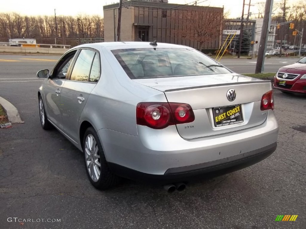 2008 Jetta Wolfsburg Edition Sedan - Reflex Silver Metallic / Art Grey photo #6