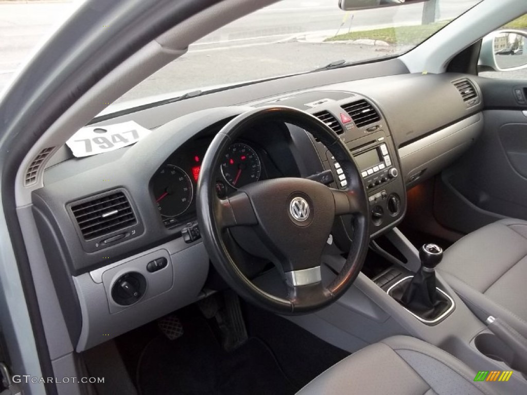 2008 Jetta Wolfsburg Edition Sedan - Reflex Silver Metallic / Art Grey photo #12